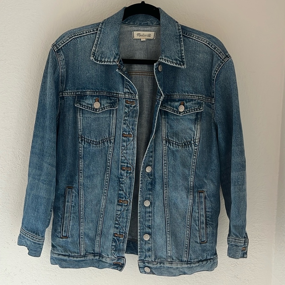 Oversized Madewell Jean jacket
